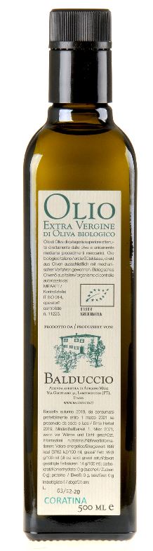 Olio extra vergine di oliva, 500ml