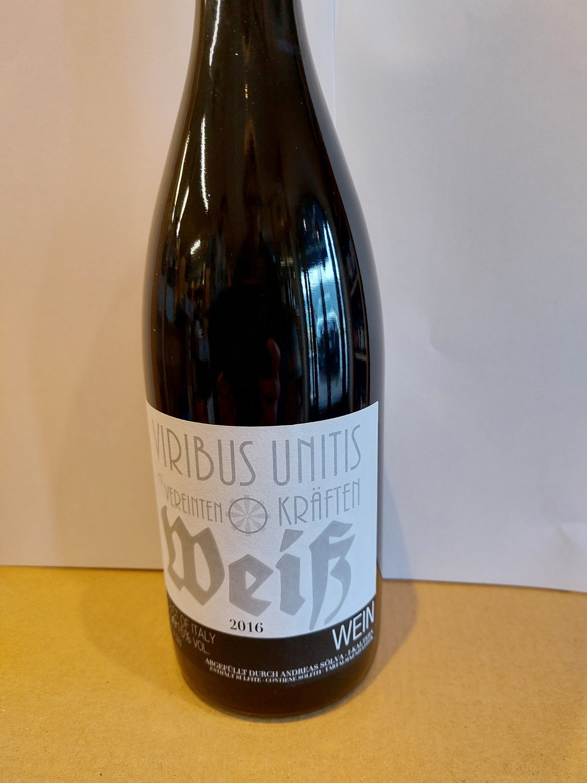 Cuvée Weiß "Viribus Unitis" 2016/ 2018 0,75l.