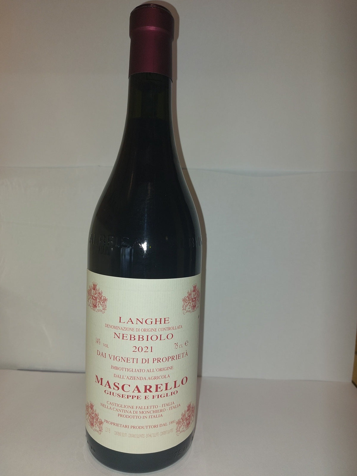 AZ.AGRICOLA GIUSEPPE MASCARELLO: 2021 Langhe Nebbiolo
