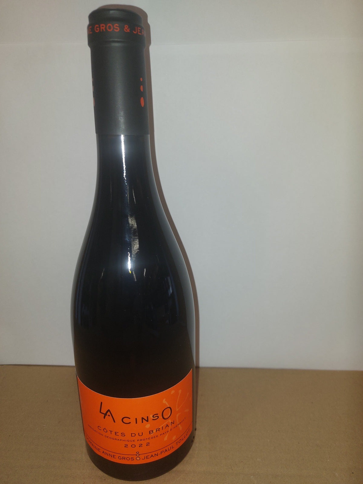 DOMAINE ANNE GROS & JEAN-PAUL TOLLOT : LA Cinso 2022 0.75l.