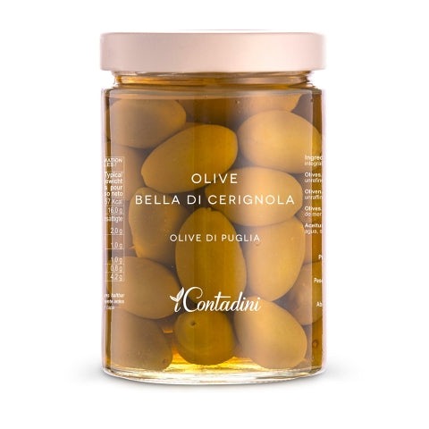 I CONTADINI:Olive "Bella di Cerignola" - 550 g