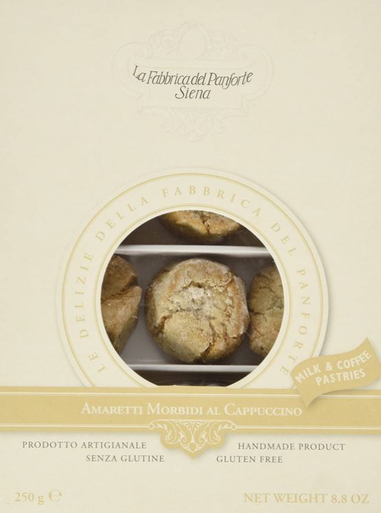 Amaretti Morbidi al CAFFE', La Fabbrica del Panforte Siena, 250g