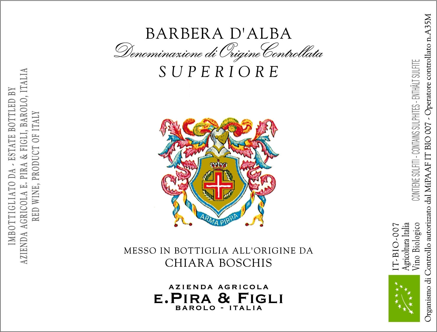 Barbera D'Alba Superiore DOC, 2018, 0,75l