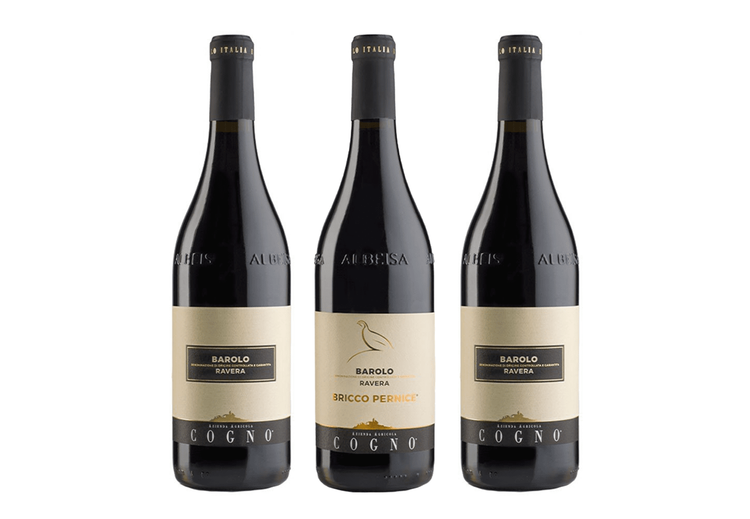 Barolo Paket Elvio Cogno: Ravera Barolo 2014, Ravera Barolo 2016 und Ravera Barolo Bricco Pernice 2016