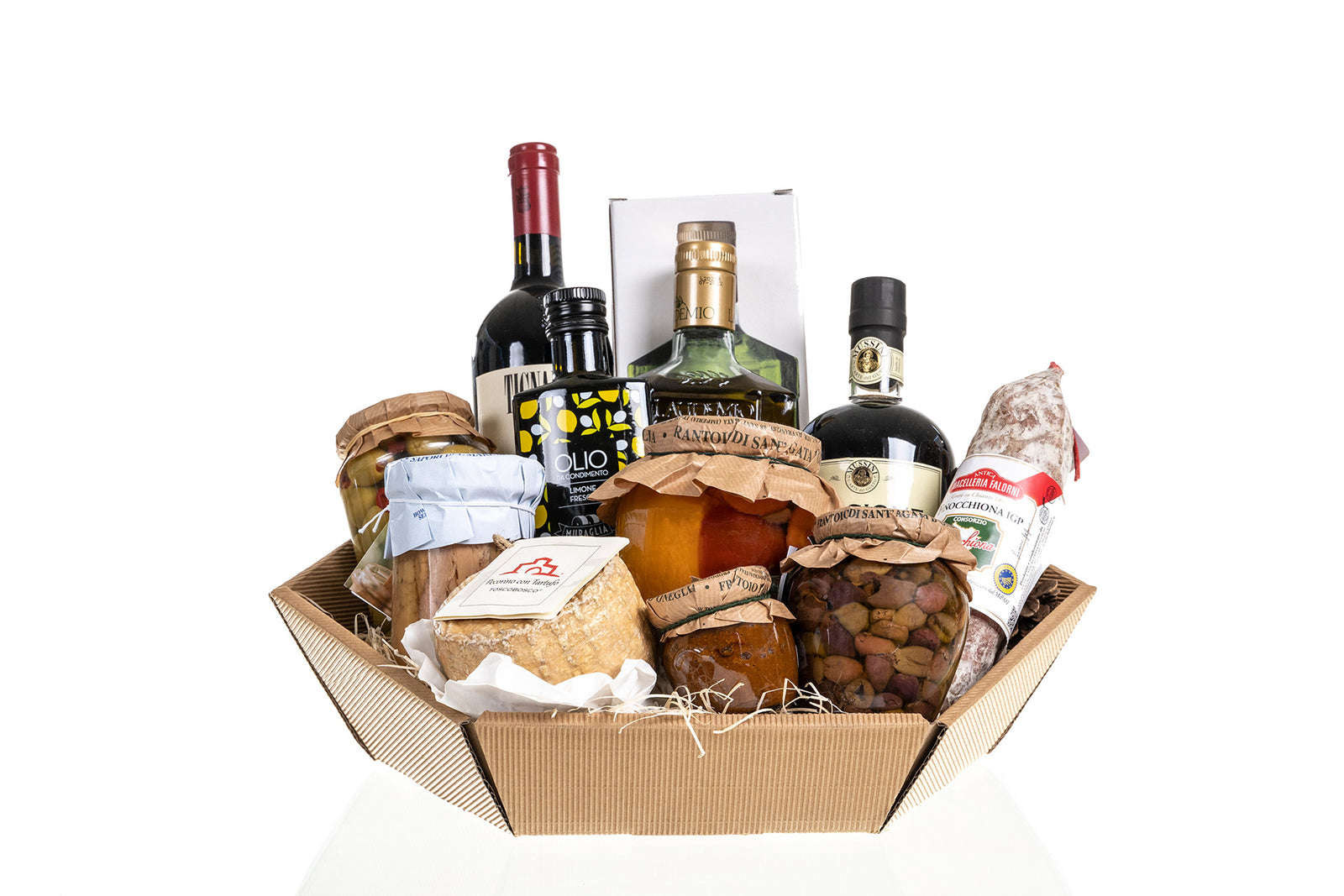 kleiner Geschenkkorb - italienische Spezialitäten