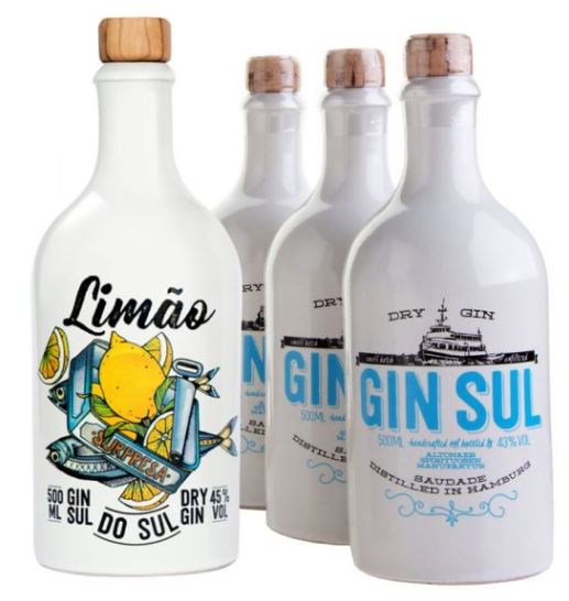 Limited Edition Limao do Sul mit 3 Flaschen Gin Sul
